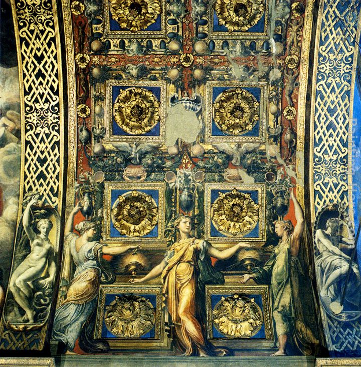 Wise Virgins, Allegorical Figures And Plants painting - Parmigianino Wise Virgins, Allegorical Figures And Plants art painting